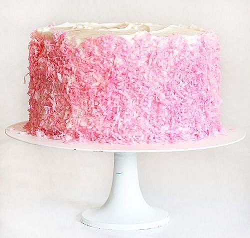 Pink-Coconut-Themes-for-Wedding-Ideas-of-Coconut-Wedding-Cake