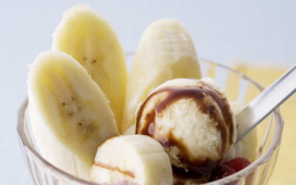 Ātri pagatavojamais banānu saldējums 