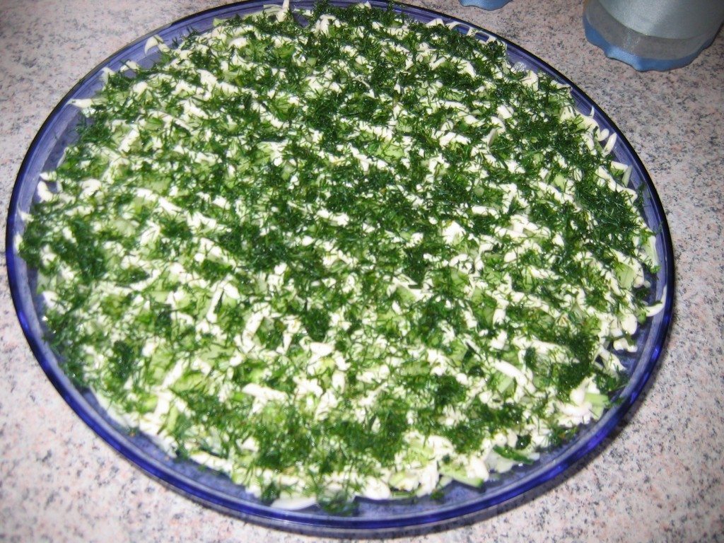 Kārtainie sēņu salāti 