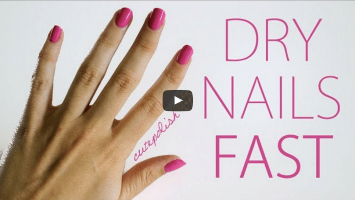 Ievērojot šos 5 noteikumus jūsu nagu laka nožūs daudz ātrāk 