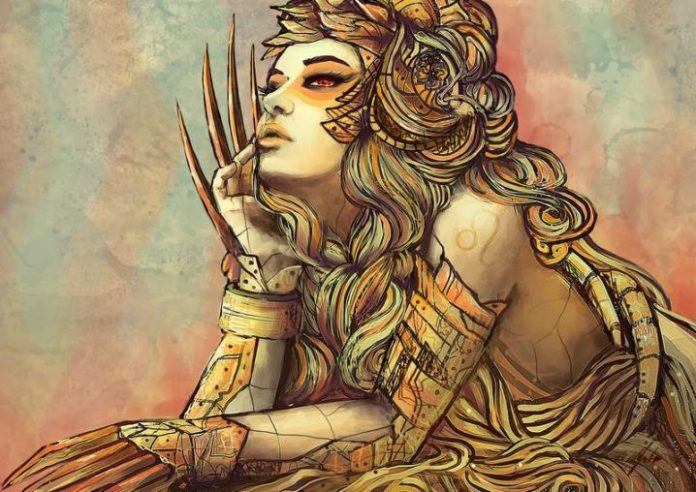 Sieviete-Lauva. Viņas alkst mīlestības un  uzmanības 