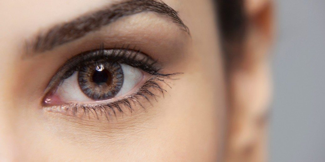 Close-up of a beautiful woman's eye