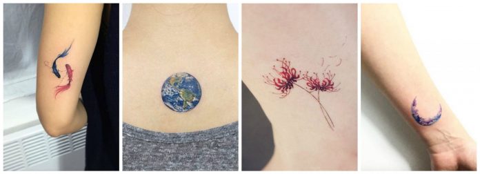 krāsaini tetovējumi